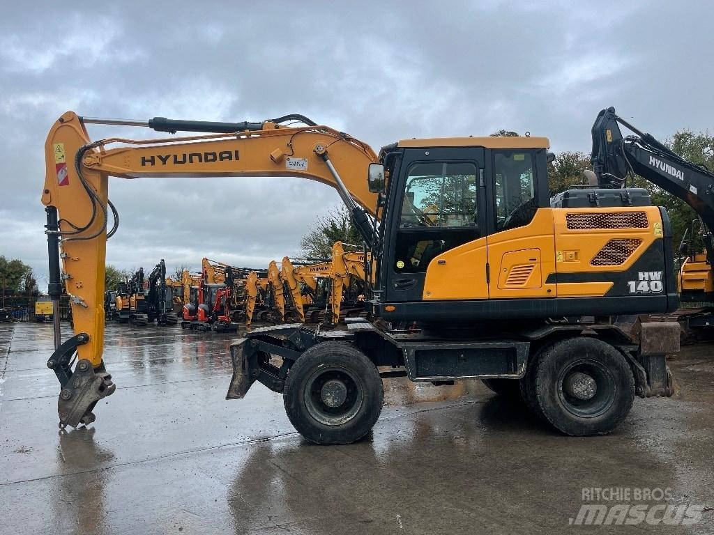 Hyundai HW140 Lastik tekerli ekskavatörler