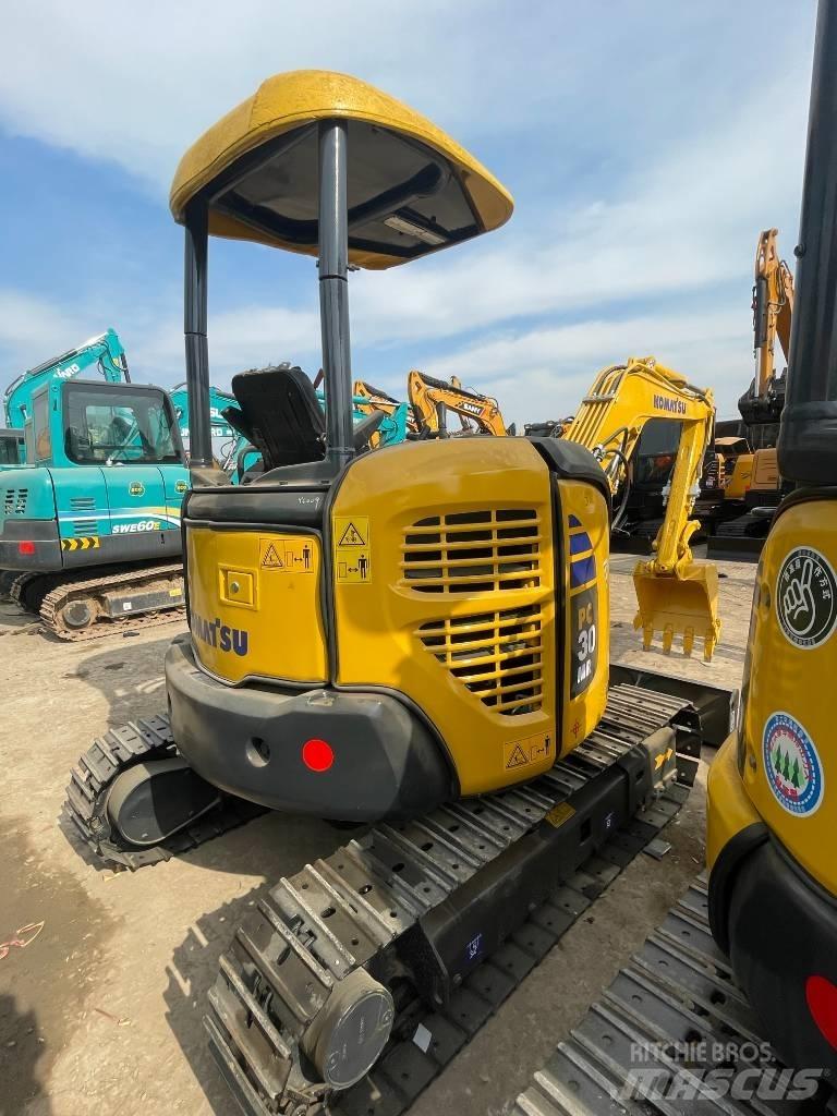 Komatsu PC30 Mini ekskavatörler, 7 tona dek