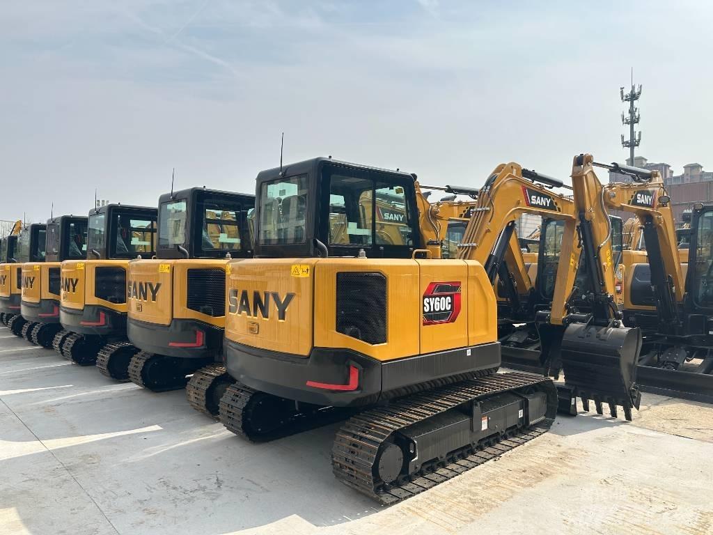 Sany SY60C Mini ekskavatörler, 7 tona dek