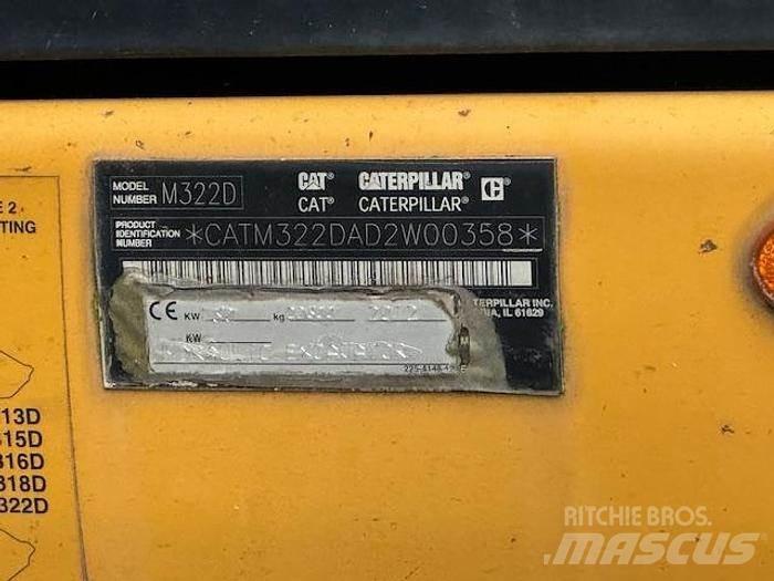 CAT M 322 D Lastik tekerli ekskavatörler