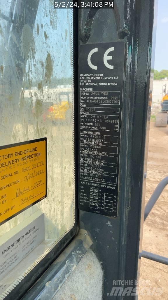 Bell B45E Belden kirma kaya kamyonu