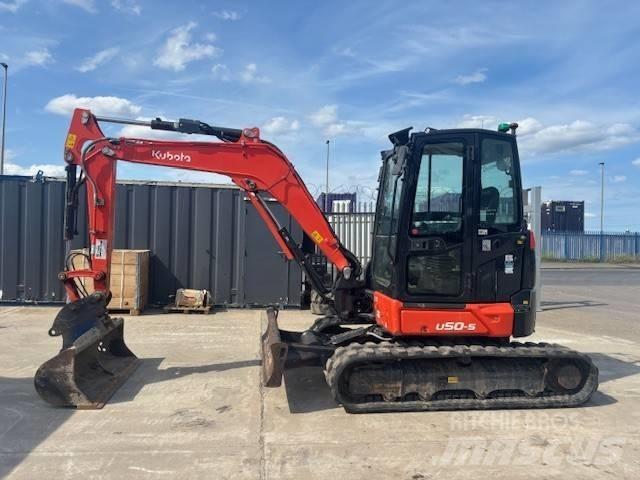 Kubota U 50-5 Mini ekskavatörler, 7 tona dek
