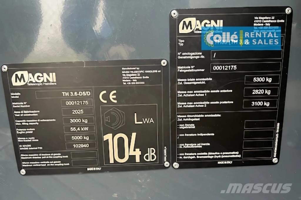 Magni TH 3.6 | 2025 Teleskopik yükleyiciler