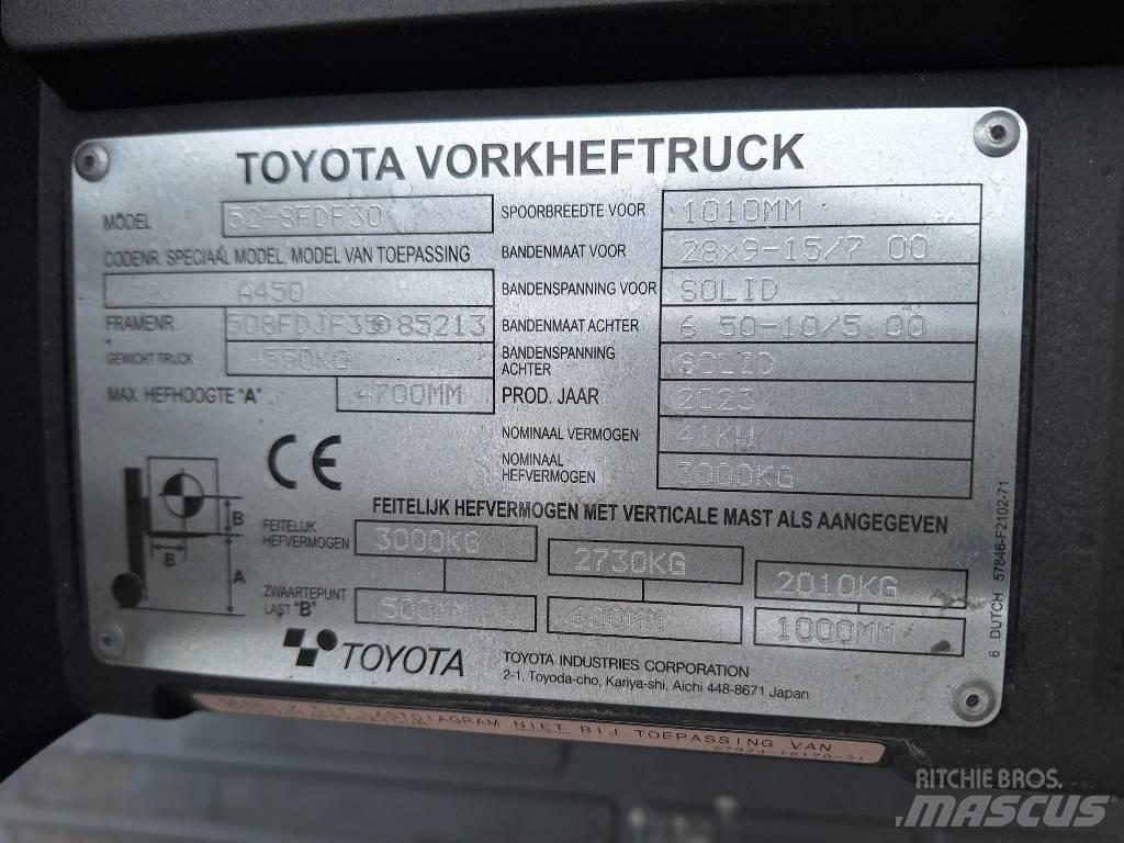 Toyota 52-8 FD F 30 Dizel forkliftler