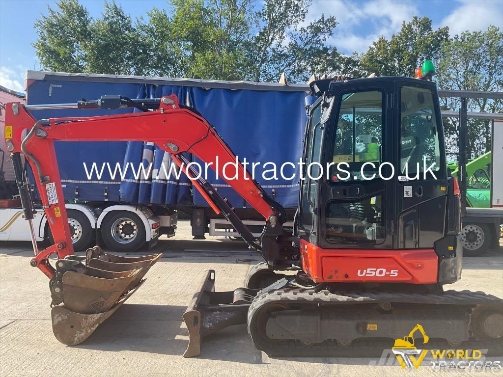 Kubota U 50-5 Mini ekskavatörler, 7 tona dek