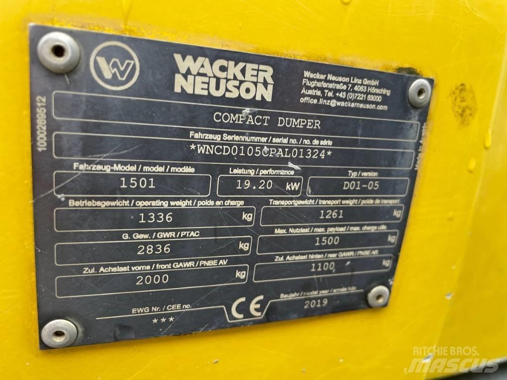 Wacker Neuson 1501 Belden kirma kamyonlar