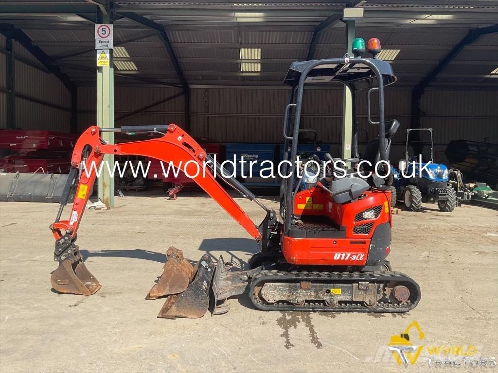 Kubota U 17-3 Mini ekskavatörler, 7 tona dek