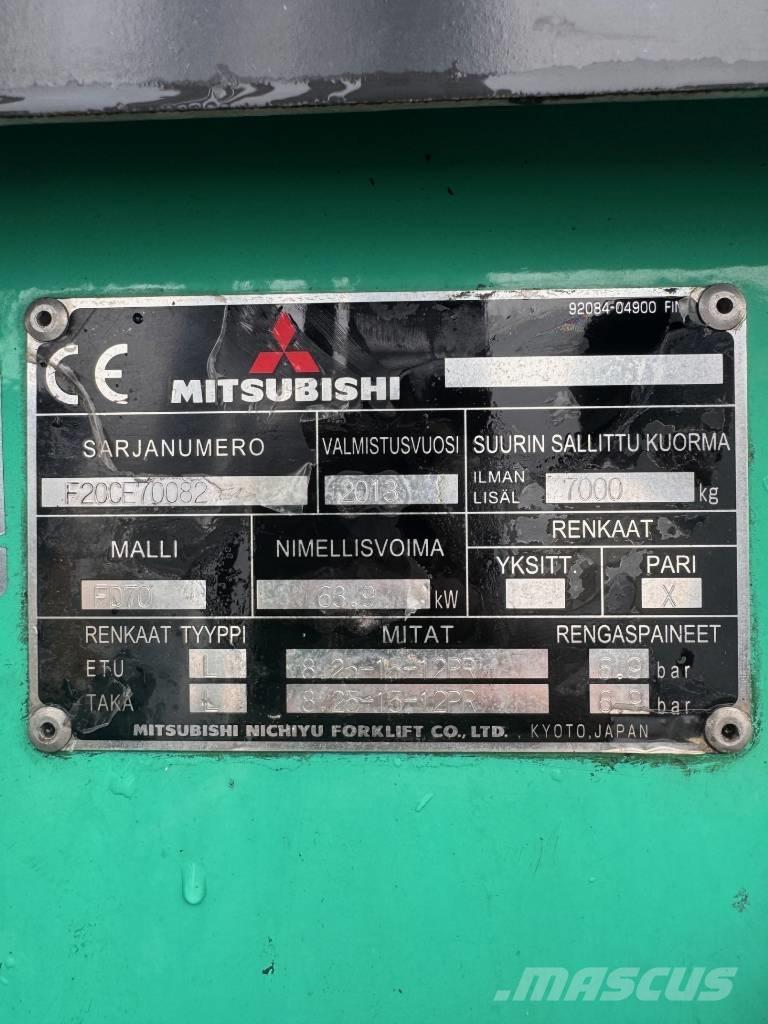 Mitsubishi FD 70 Dizel forkliftler