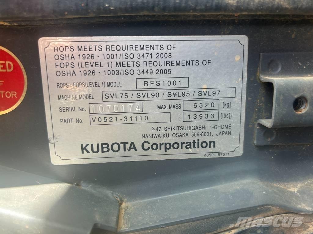 Kubota SVL 75-2 Skid steer loderler