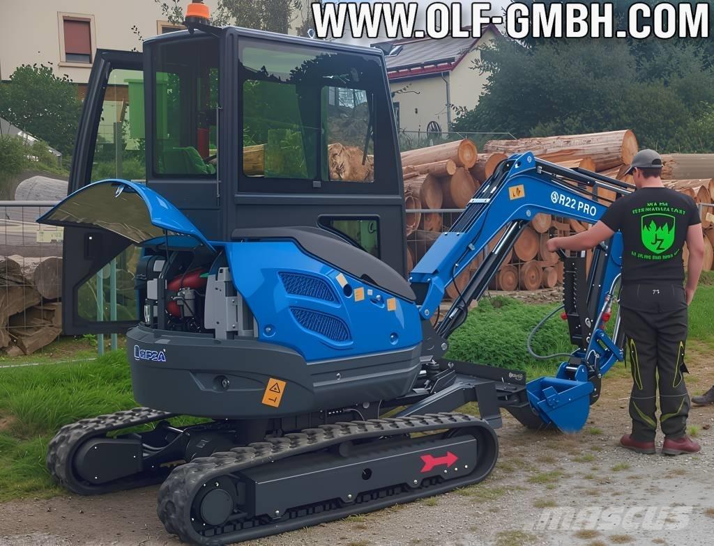 Rippa R22 PRO Mini ekskavatörler, 7 tona dek