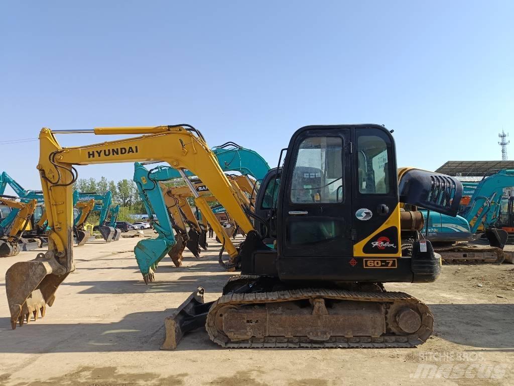Hyundai R 60-7 Mini ekskavatörler, 7 tona dek