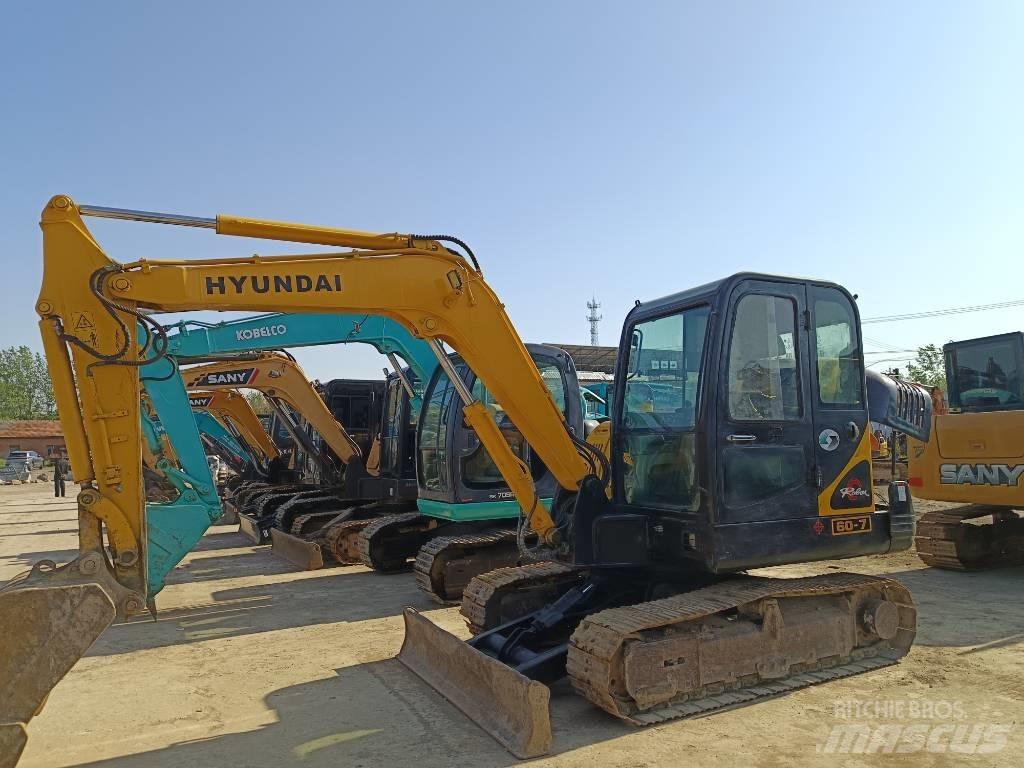 Hyundai R 60-7 Mini ekskavatörler, 7 tona dek