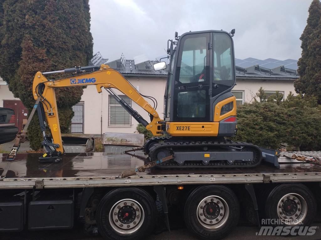 XCMG XE 27 E Mini ekskavatörler, 7 tona dek