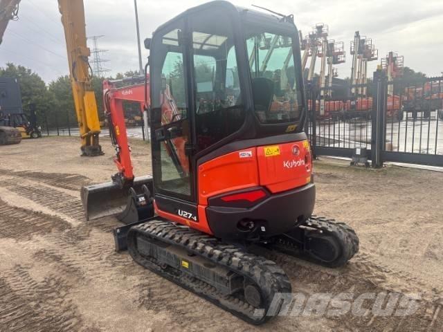 Kubota U 27-4 Mini ekskavatörler, 7 tona dek