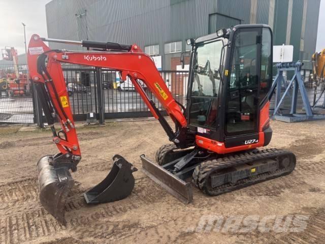 Kubota U 27-4 Mini ekskavatörler, 7 tona dek