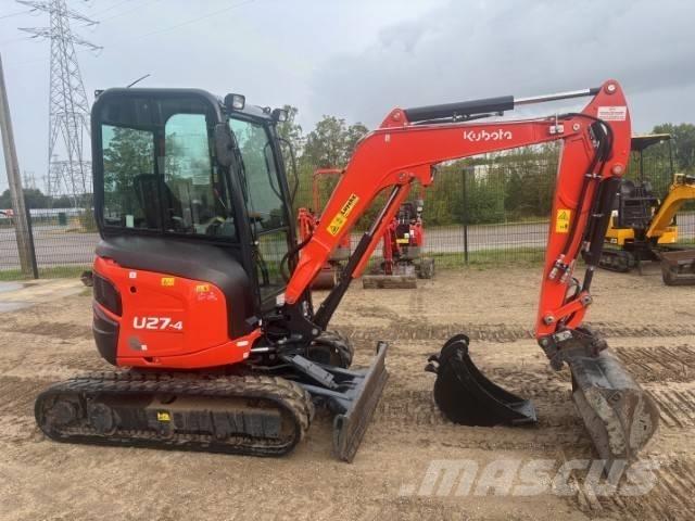 Kubota U 27-4 Mini ekskavatörler, 7 tona dek