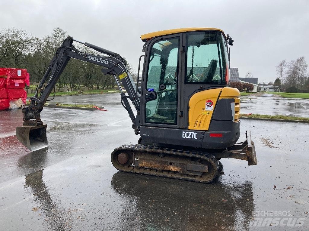 Volvo Ec27 Mini ekskavatörler, 7 tona dek