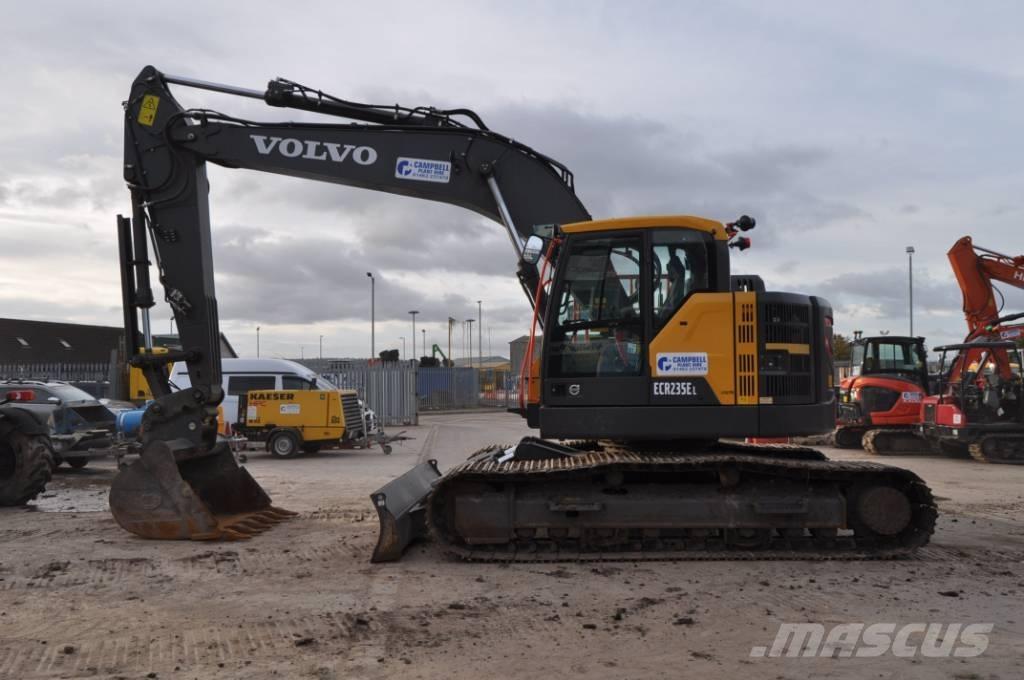 Volvo ECR 235 EL Paletli ekskavatörler