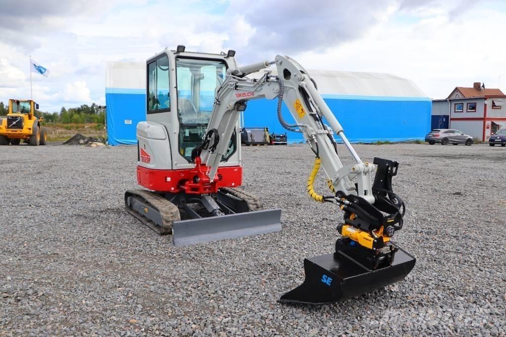 Takeuchi TB325R Mini ekskavatörler, 7 tona dek