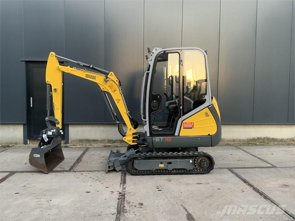 Wacker Neuson ET 18 Mini ekskavatörler, 7 tona dek