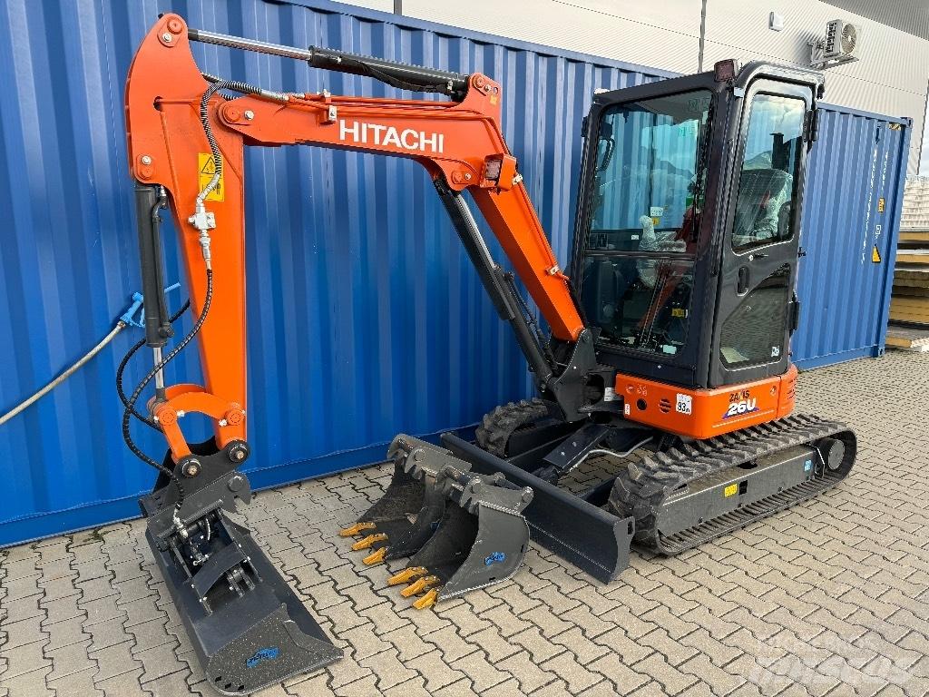 Hitachi ZX 26 U-6 Mini ekskavatörler, 7 tona dek