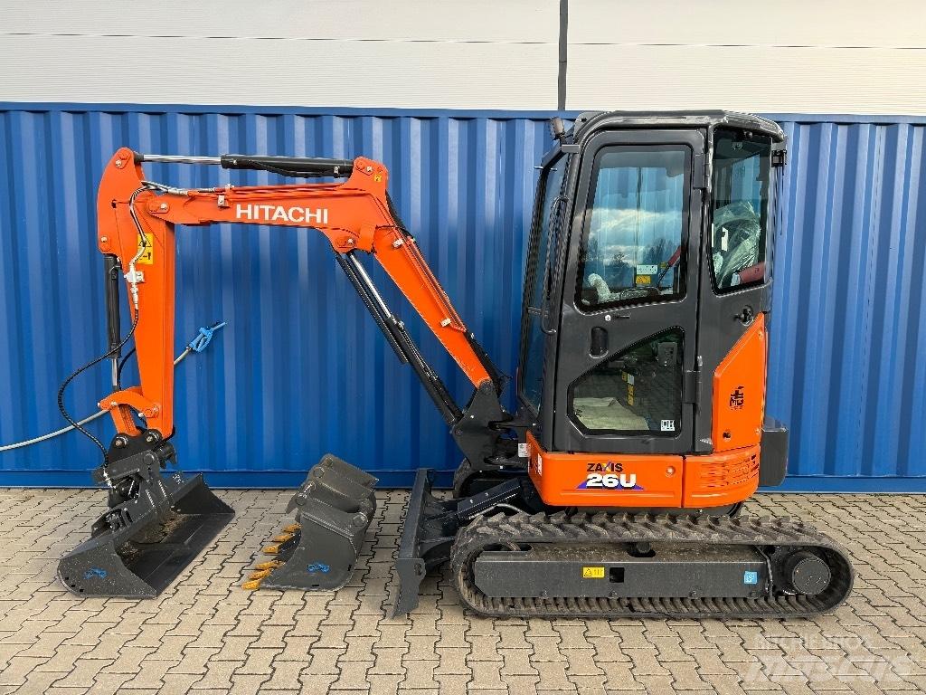 Hitachi ZX 26 U-6 Mini ekskavatörler, 7 tona dek