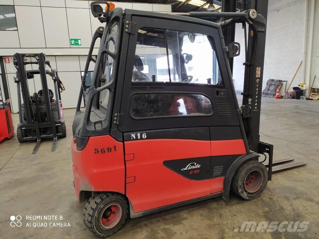 Linde E 35 HL Elektrikli forkliftler