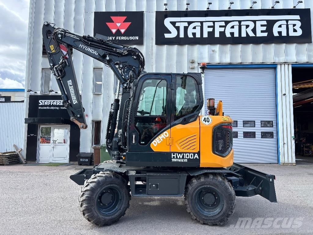 Hyundai HW100A Lastik tekerli ekskavatörler