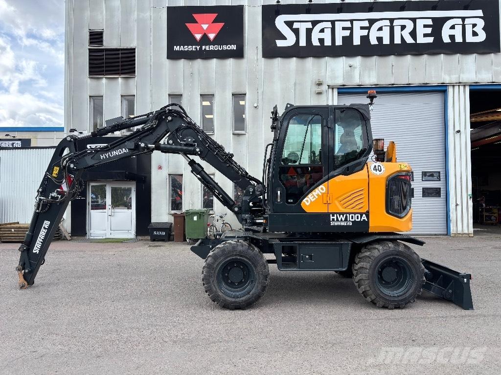 Hyundai HW100A Lastik tekerli ekskavatörler