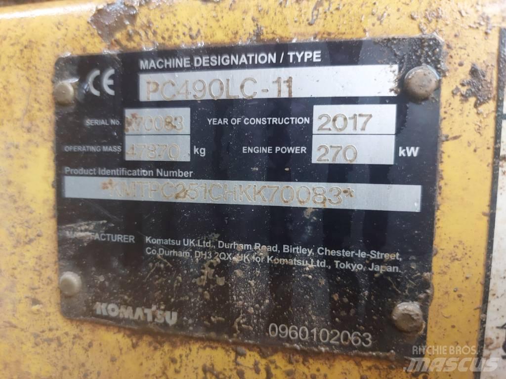 Komatsu PC490LC-11 Paletli ekskavatörler