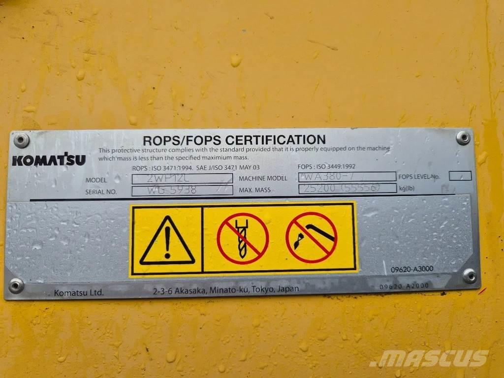 Komatsu WA 380 - 7 Tekerlekli yükleyiciler