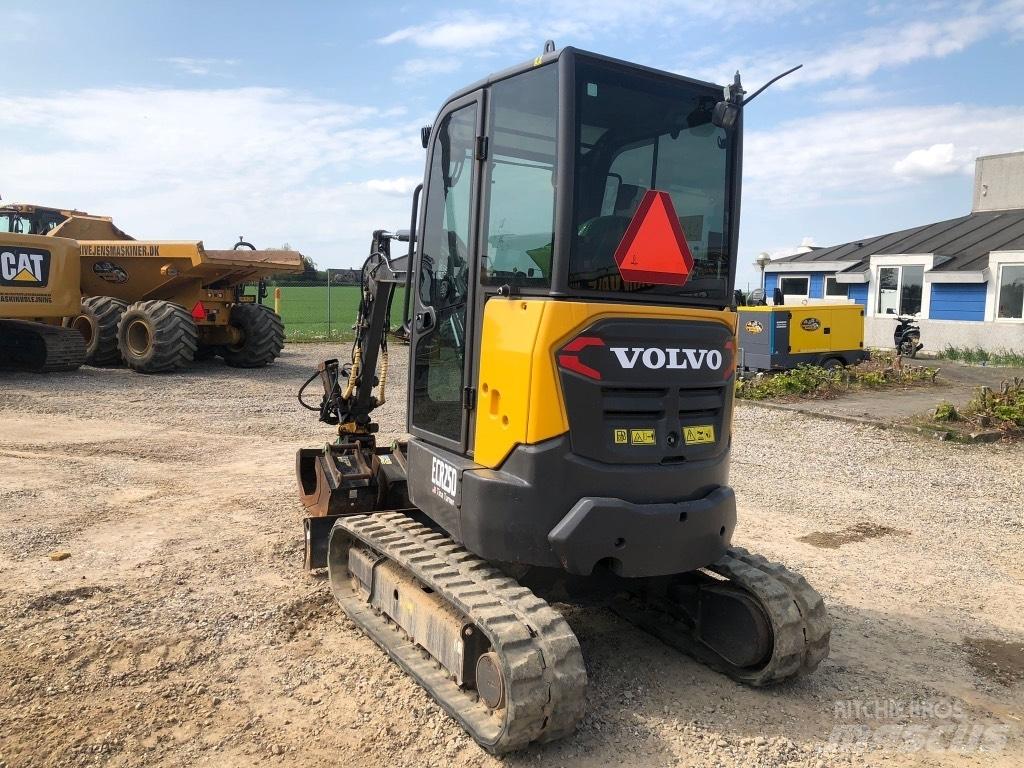 Volvo ECR 25 D Mini ekskavatörler, 7 tona dek