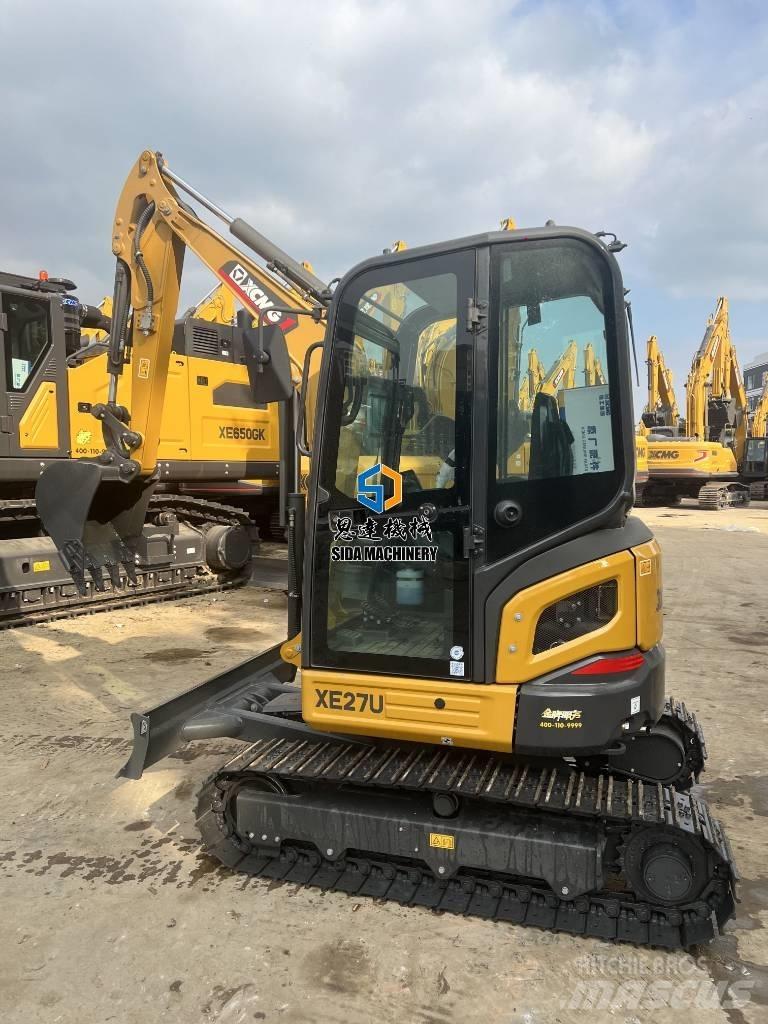XCMG XE27U Mini ekskavatörler, 7 tona dek