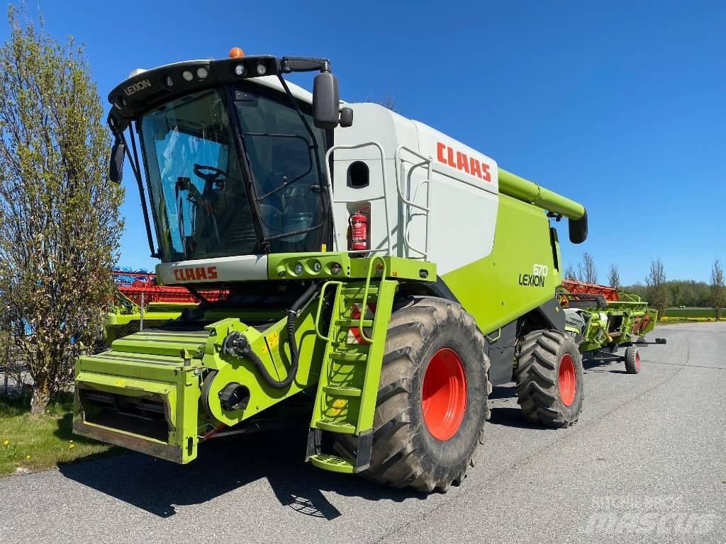 CLAAS Lexion 670 Biçerdöverler