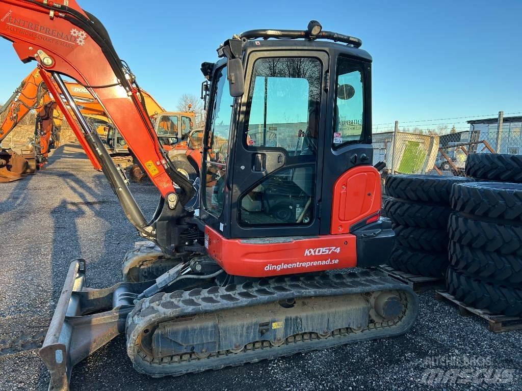 Kubota KX057-4 Mini ekskavatörler, 7 tona dek