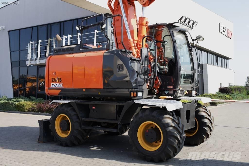 Hitachi ZX 170 W-6 Lastik tekerli ekskavatörler
