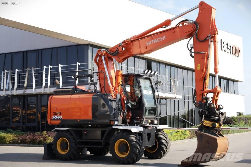 Hitachi ZX 170 W-6 Lastik tekerli ekskavatörler
