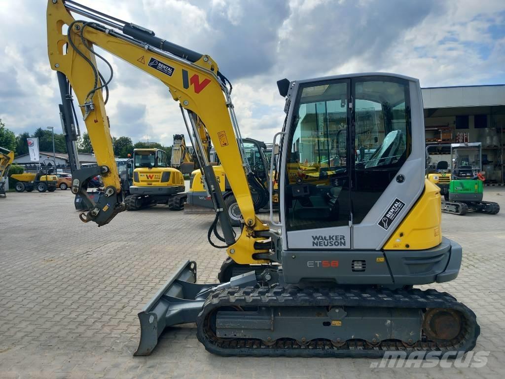Wacker Neuson ET58 Paletli ekskavatörler