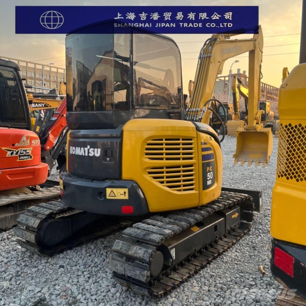 Komatsu PC 50 MR Mini ekskavatörler, 7 tona dek