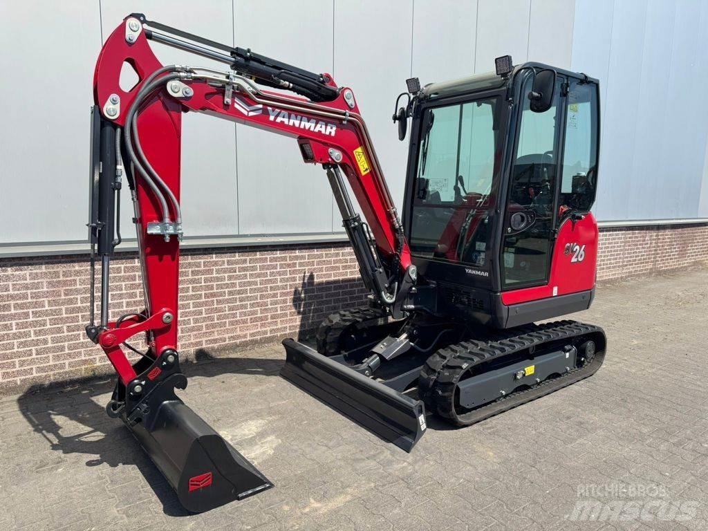 Yanmar SV26 Mini ekskavatörler, 7 tona dek