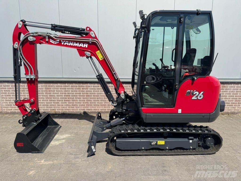 Yanmar SV26 Mini ekskavatörler, 7 tona dek