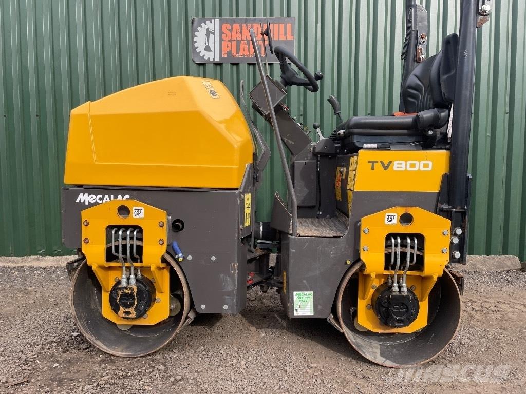 Mecalac TV 800 Çift tamburlu silindirler