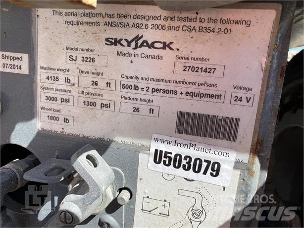 SkyJack SJ III 3226 Makasli platformlar