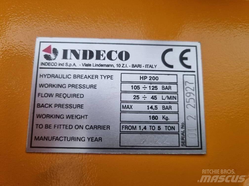 Indeco HP 200 Hidrolik kırıcılar