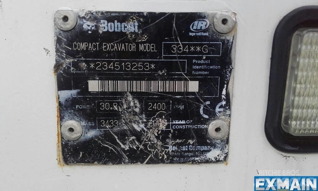 Bobcat 334 G Mini ekskavatörler, 7 tona dek