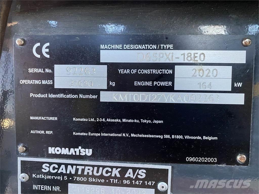 Komatsu D65PXI-18 Paletli dozerler