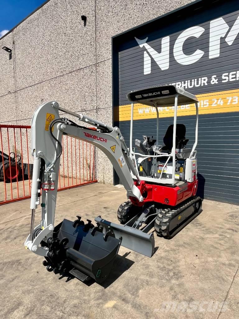 Takeuchi TB 217 R Mini ekskavatörler, 7 tona dek