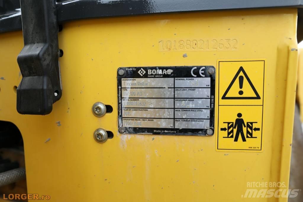 Bomag BW 120 AD-5 Çift tamburlu silindirler