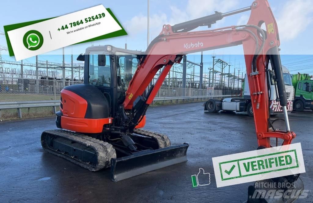 Kubota U 55-4 Mini ekskavatörler, 7 tona dek
