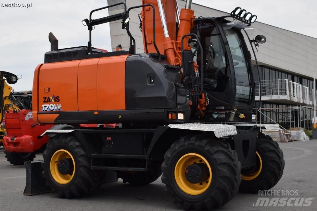 Hitachi ZX170 W-6 Lastik tekerli ekskavatörler